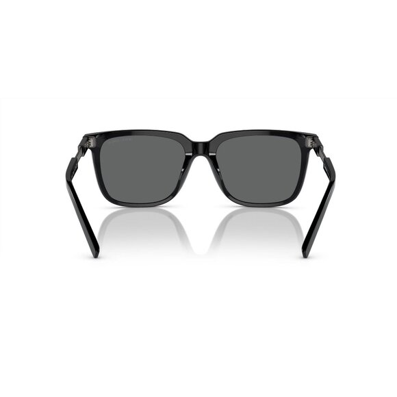 New A3086Z New GIORGIO ARMANI Black Square AR8202U 587587 Sunglasses Women Women - Picture 5 of 6